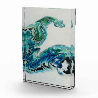 Dragon in the Waves – Abstract Ocean  Photo Block