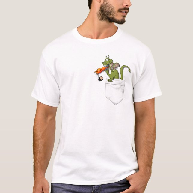 dragon in Your Pocket T-Shirt (Front)
