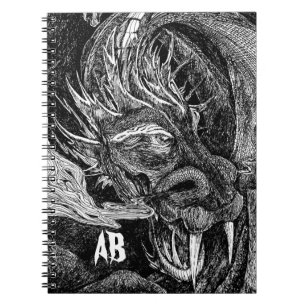 Dragon ;initials' notebook