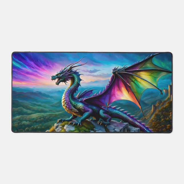 Dragon Iridescente Garde Sa Terre (Recto)