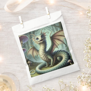 Dragon Jabberwocky Cute Fantasy Creature Art Favour Bag
