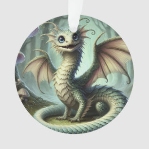 Dragon Jabberwocky Mignon Créature Fantastique Art