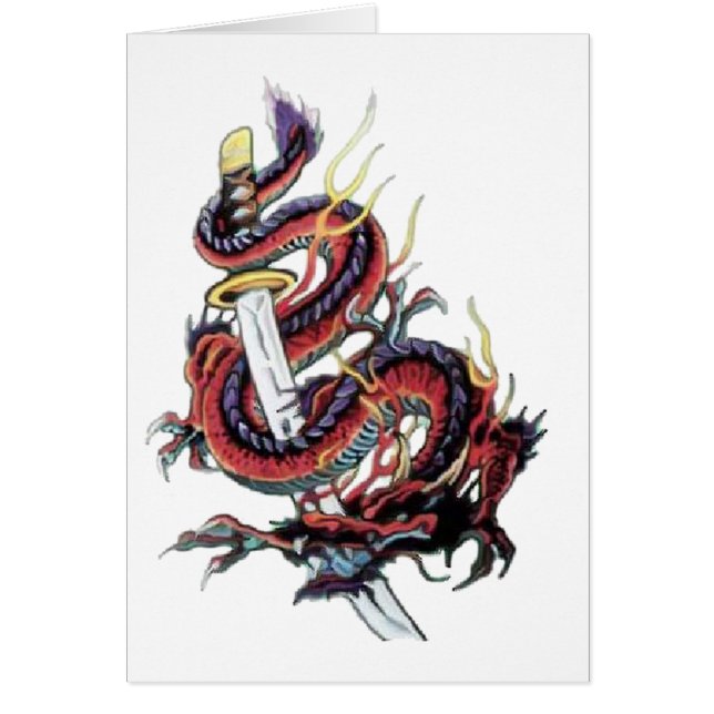 Dragon japonais Katana de Sui Riu (Devant)