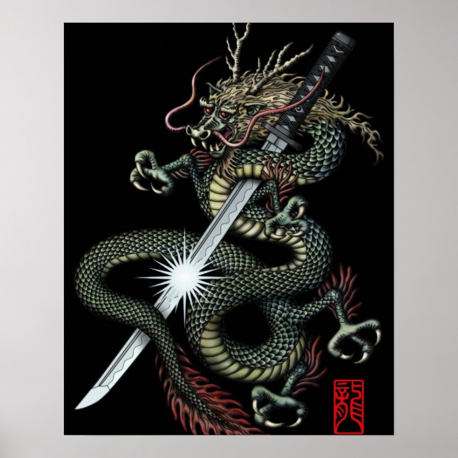 Dragon katana3 poster (Front)