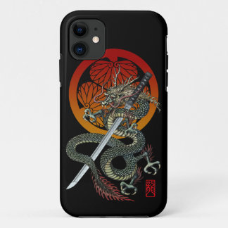 Dragon katana aoi 2 iPhone 11 case