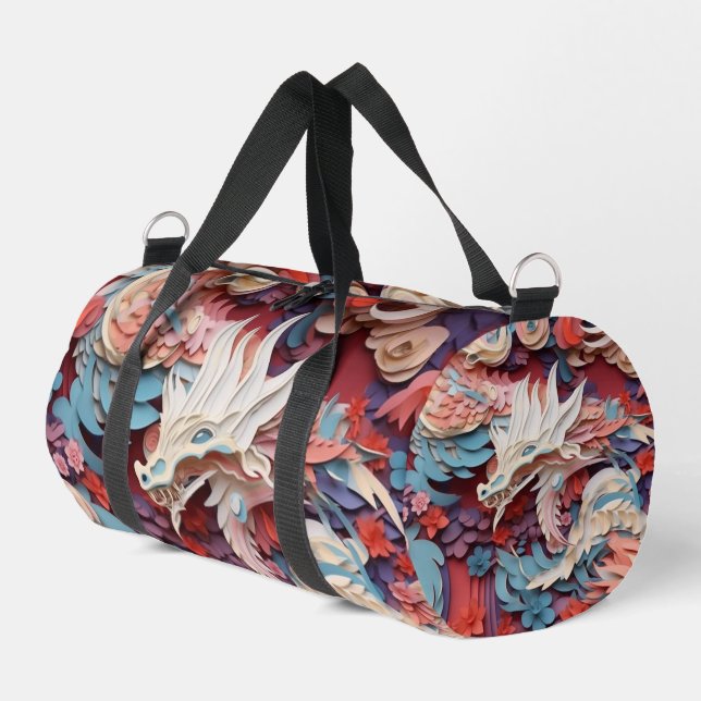 Dragon - Keep or design your own  duffle bag (Left Corner)