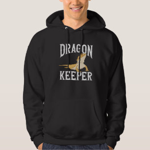 Dragon Keeper Bearded Dragon Beardie Reptile Lizar Hoodie