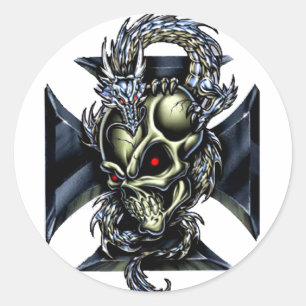 Dragon Keeper Classic Round Sticker