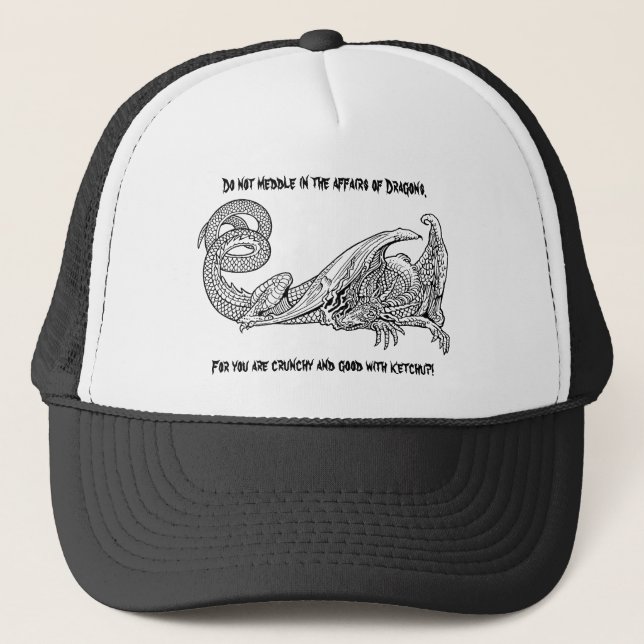 Dragon Ketchup 2 Trucker Hat (Front)