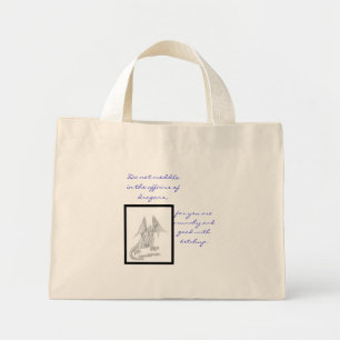 dragon & ketchup mini tote bag