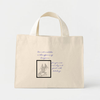 dragon & ketchup mini tote bag