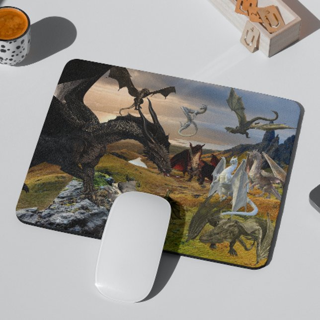 Dragon King The Gathering Fantasy Mouse Pad (Creator Uploaded)