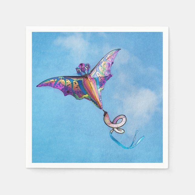 Dragon Kite  Napkin (Front)
