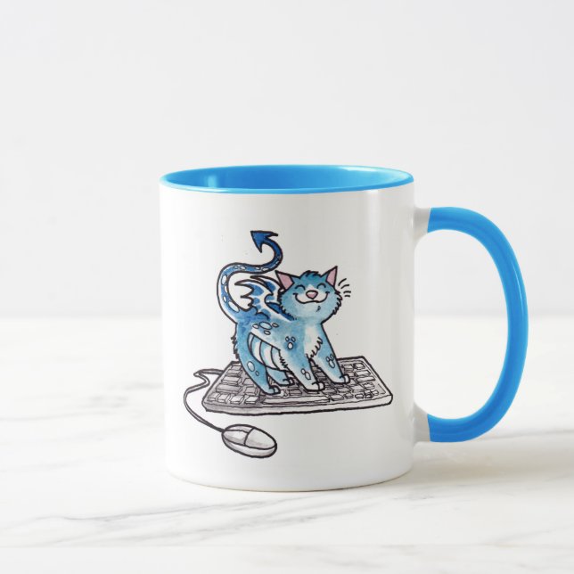 Dragon Kitty Mug (Right)