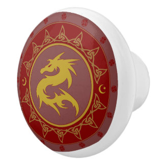 Dragon Knot 7 Ceramic Knob