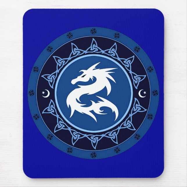 Dragon Knot Mouse Pad (Front)
