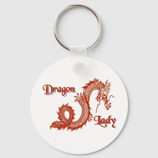 Dragon Lady Keychain (Front)