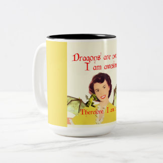 Dragon Lady Two-Tone Coffee Mug