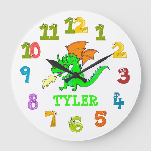 Dragon Large Clock (Front)