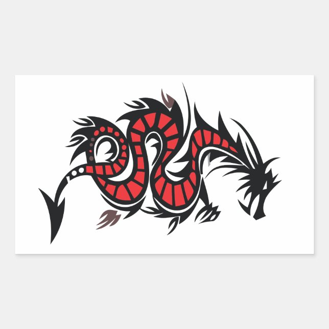 DRAGON LEATHER STICKER (Front)