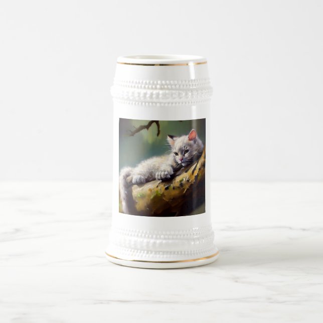 Dragon Li Cat  Beer Stein (Center)