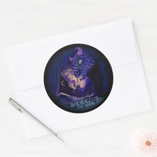Dragon light Bookclub Classic Round Sticker