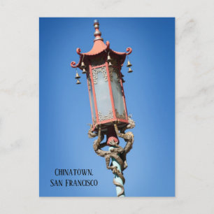 Dragon Light, Chinatown, San Francisco, CA Postcard