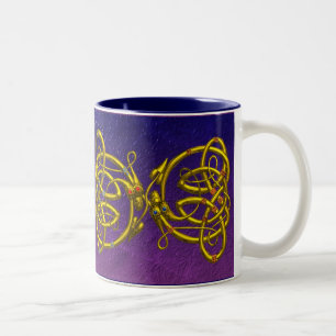 DRAGON LOVE Two-Tone COFFEE MUG