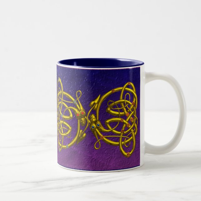 DRAGON LOVE Two-Tone COFFEE MUG (Right)