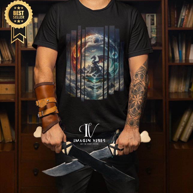 Dragon Lover Mythical Fantasy T-Shirt ( Dive into the world of fantasy with our mythical dragon shirt! Perfect for dragon lovers and those )