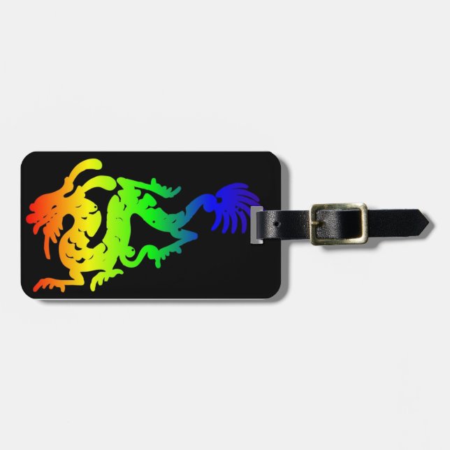 Dragon Luggage Tag (Front Horizontal)
