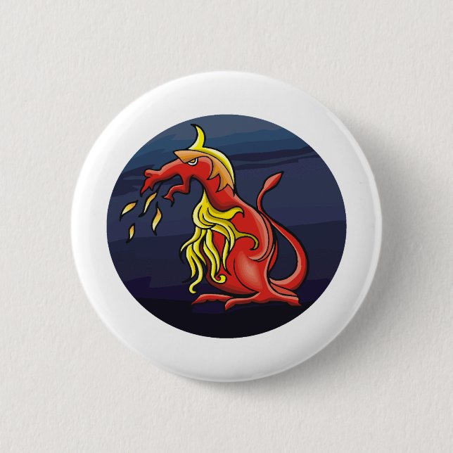Dragon Magic 3 2 Inch Round Button (Front)