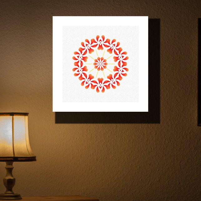 dragon mandala canvas print (Creator Uploaded)