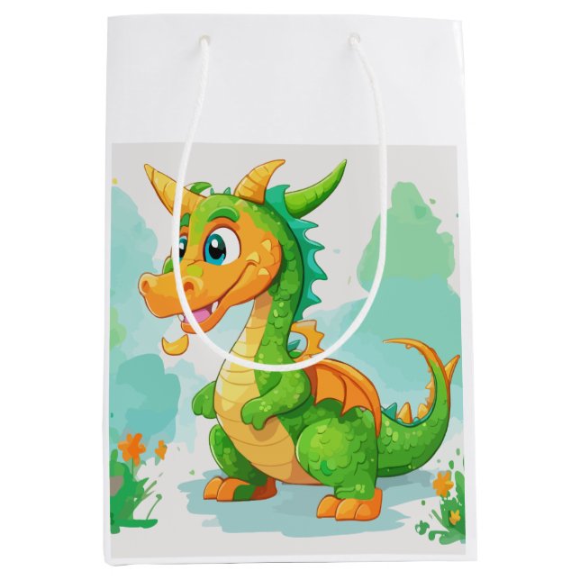 Dragon  medium gift bag (Front)