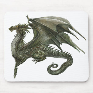 dragon merged mouse pad