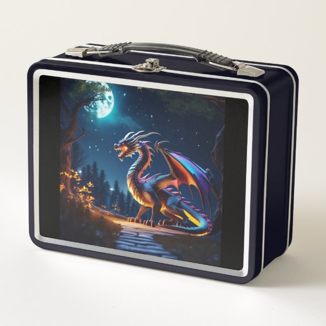 Dragon Metal Lunch Box (Front)