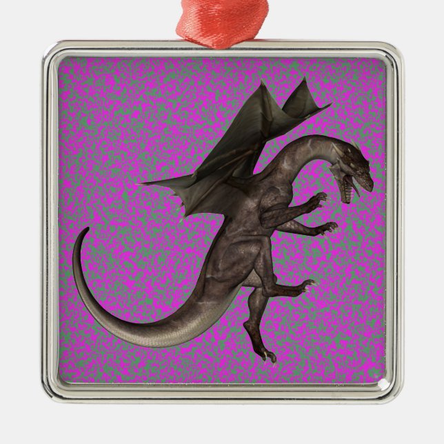 Dragon Metal Ornament (Front)