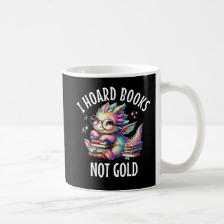 Dragon mignon avec livre Lecture café Mug