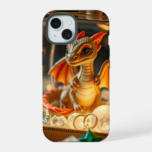 Dragon mignon dans une boîte à bijoux