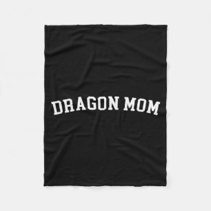 Dragon Mom Fleece Blanket