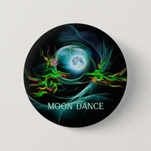 Dragon Moon dance 2 Inch Round Button