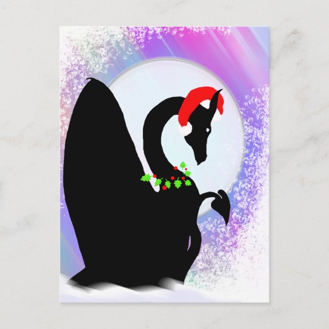 Dragon Moon Holiday (Colourful Haze) Postcard (Front)