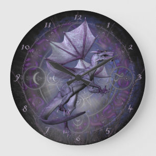 Dragon Moon Large Clock