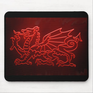 Dragon Mosepad au néon, tapis de souris de Galloi