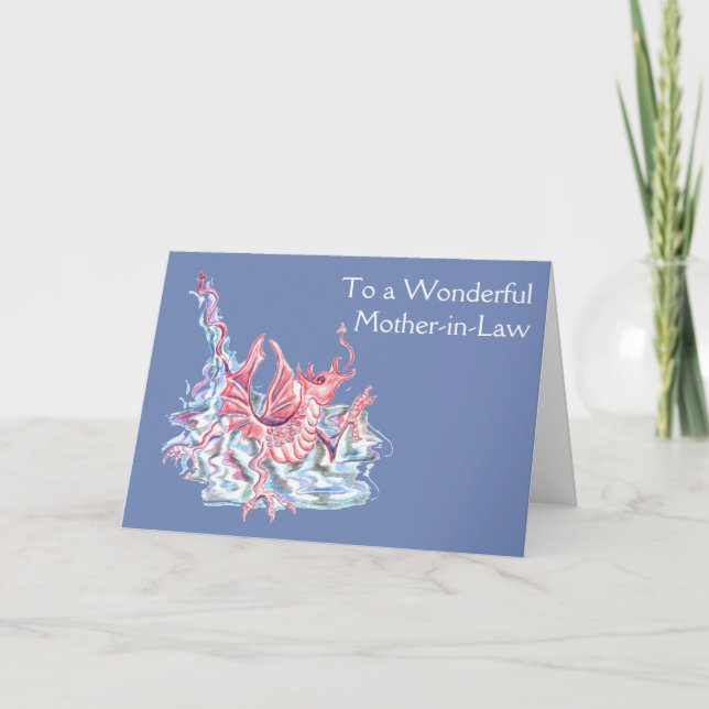 Dragon Mother in Law Birthday Card (Front)