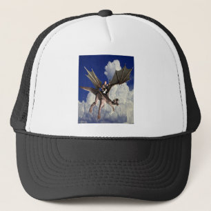 Dragon music in the Clouds Trucker Hat