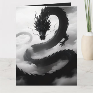 Dragon Mystique Carte postale de la lune antique