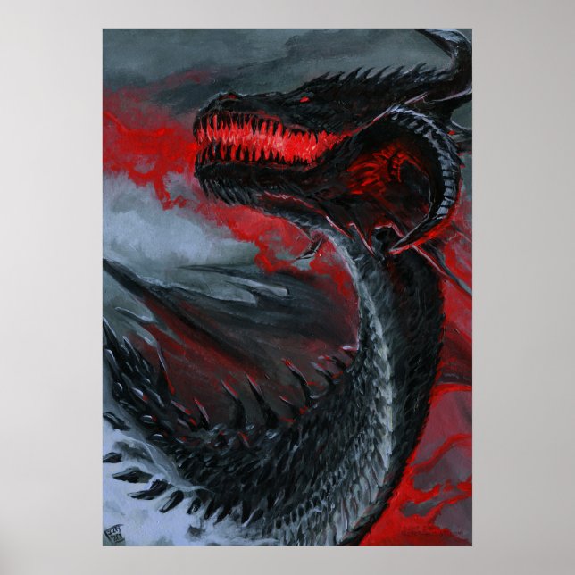 Dragon of Dark Flame Poster (Front)