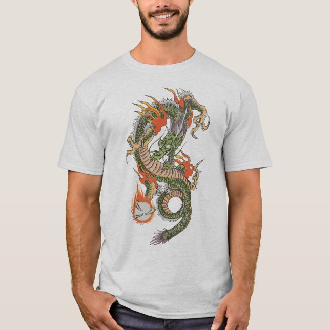 Dragon of Fire and Power T-Shirt (Front)