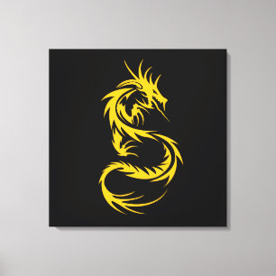 Dragon of Gold Canvas Print